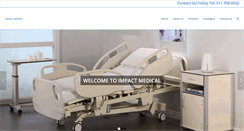 Desktop Screenshot of impactmedical.co.za